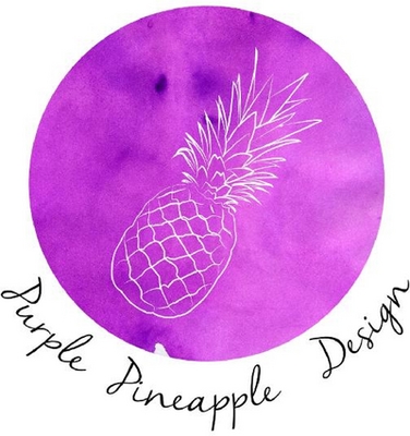 PURPLE PINEAPPLE DESIGN
