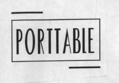 PORTTABLE