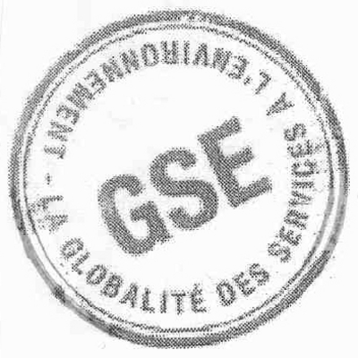 GSE LA GLOBALITÉ DES SERVICES À L'ENVIRONNEMENT