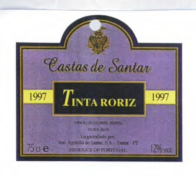 CASTAS DE SANTAR TINTA RORIZ