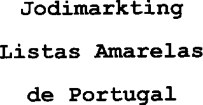 JODIMARKTING LISTAS AMARELAS DE PORTUGAL