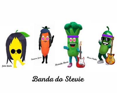 BANDA DO STEVIE; JOÃO LIMÃO; CENOURA JANIS; BRÓCULO STEVIE; BRUCE PICKLE