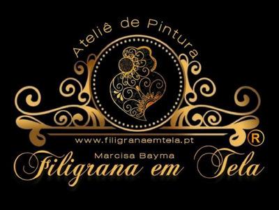 ATELIÊ DE PINTURA FILIGRANA EM TELA MARCISA BAYMA WWW.FILIGRANAEMTELA.PT