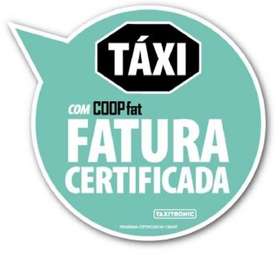 TAXI COM COOPFAT FATURA CERTIFICADA COOPTAXIS COOPTAXIS.PT TAXITRONIC PROGRAMA CERTIFICADO N1784/AT