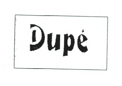 DUPÉ
