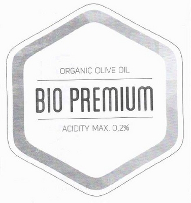 BIO PREMIUM ORGANIC OLIVE OIL ACIDITY MAX. 0,2%