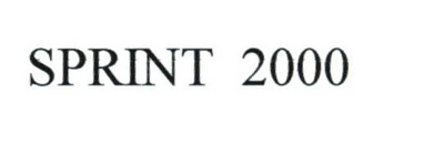 SPRINT 2000