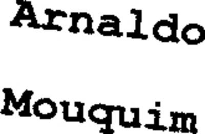 ARNALDO MOUQUIM