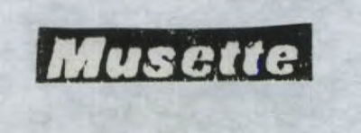 MUSETTE