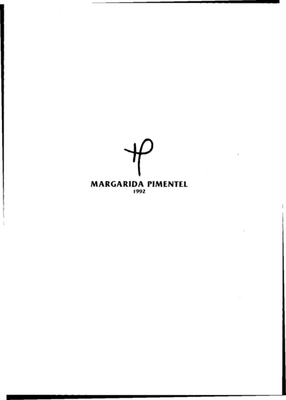 MARGARIDA PIMENTEL 1992