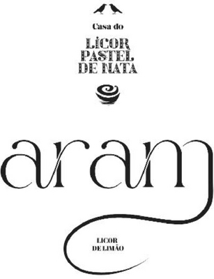 CASA DO LICOR PASTEL DE NATA ARAM LICOR DE LIMAO