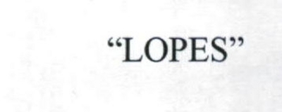 "LOPES"