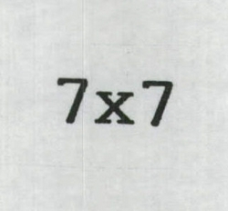 7X7