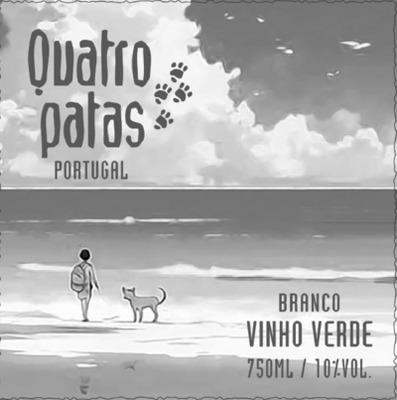 QUATRO PATAS PORTUGAL BRANCO VINHO VERDE 750ML / 10% VOL
