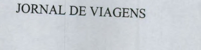 JORNAL DE VIAGENS