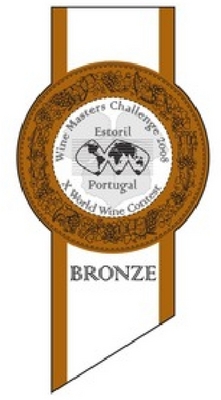 BRONZE WINE MASTERS CHALLENGE 2008 ESTORIL PORTUGAL WORLD WINE CONTEST