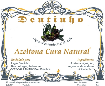 DENTINHO - AZEITONAS CURA NATURAL