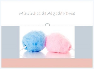 MIMINHOS DE ALGODÃO DOCE