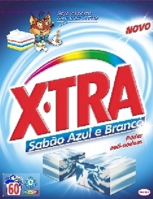 X-TRA SABÃO AZUL E BRANCO