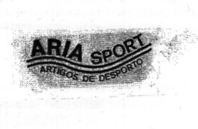 ARIA SPORT ARTIGOS DE DESPORTO