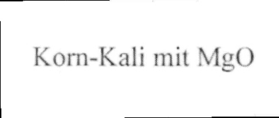 KORN-KALI MIT MGO