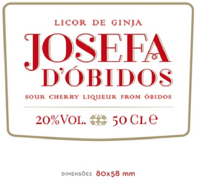 LICOR DE GINJA JOSEFA D'ÓBIDOS