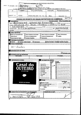CASAL DO OUTEIRO TINTO REGIÃO DAS BEIRAS