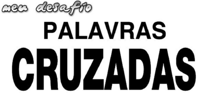 MEU DESAFIO PALAVRAS CRUZADAS