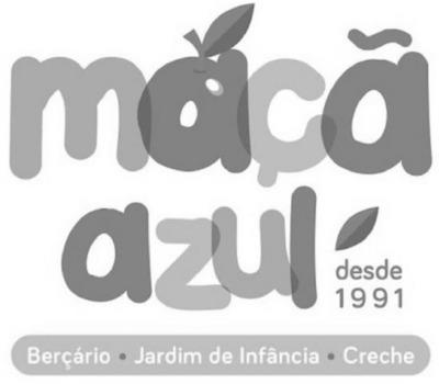 MAÇÃ AZUL DESDE 1991 BERÇÁRIO JARDIM DE INFÂNCIA CRECHE