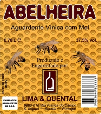 ABELHEIRA  AGUARDENTE VINICA COM MEL