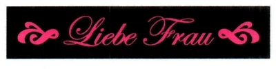 LIEBE FRAU