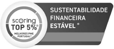 SCORING TOP 5% MELHORES PME DE PORTUGAL SUSTENTABILIDADE FINANCEIRA ESTÁVEL