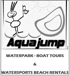 AQUAJUMP - WATERPARK -  BOAT TOURS & SPORTS BEACH RENTALS