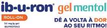 IB-U-RON GEL MENTOL ROLL-ON 50 MG/G GEL IBUPROFENO DÊ A VOLTA À DOR AO SEU RITMO!