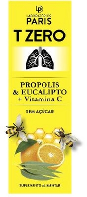 LP) LABORATÓRIOS PARIS T ZERO PROPOLIS & EUCALIPTO + VITAMINA C SEM AÇUCAR SUPLEMENTO ALIMENTAR