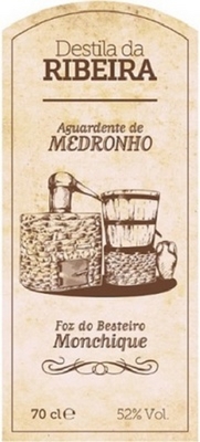 DESTILA DA RIBEIRA ¿ AGUARDENTE DE MEDRONHO; FOZ DO BESTEIRO ¿ MONCHIQUE