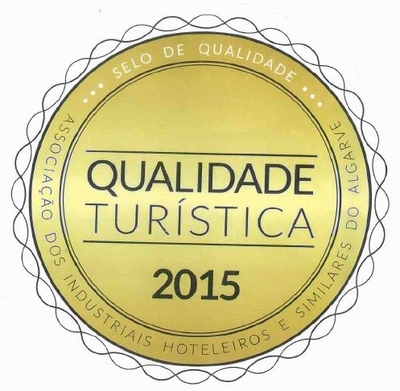 SELO DE QUALIDADE TURÍSTICA  2015 - ASSOCIAÇÃO DOS INDUSTRIAIS HOTELEIROS E SIMILARES DO ALGARVE