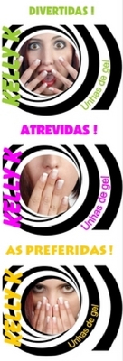 KELLY K UNHAS DE GEL - DIVERTIDAS! ATREVIDAS! AS PREFERIDAS!