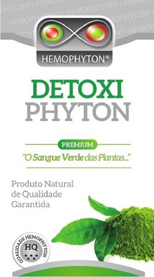 DETOXIPHYTON; HEMOPHYTON; PREMIUM; O SANGUE VERDE DAS PLANTAS; HQ; QUALIDADE HEMOPHYTON; PRODUTO NATURAL DE QUALIDADE GARANTIDA