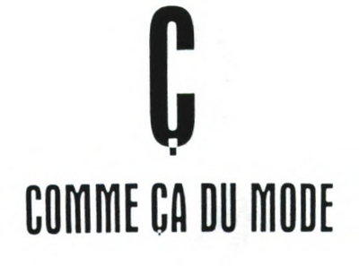 COMME ÇA DU MODE