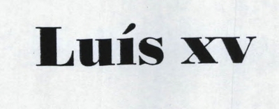 LUIS XV