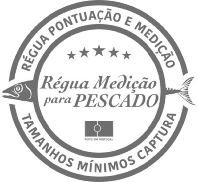 RÉGUA MEDIÇÃO PARA PESCADO , RÉGUA PONTUAÇÃO E MEDIÇÃO , TAMANHOS MÍNIMOS CAPTURA, FEITO EM PORTUGAL