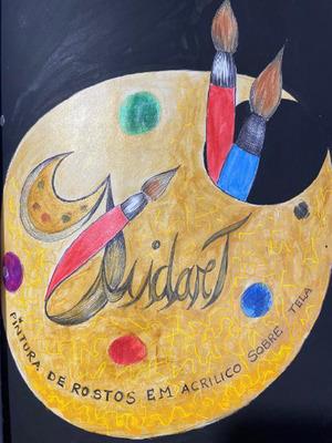 GUIDART  PINTURA DE ROSTOS EM ACRILICO SOBRE TELA