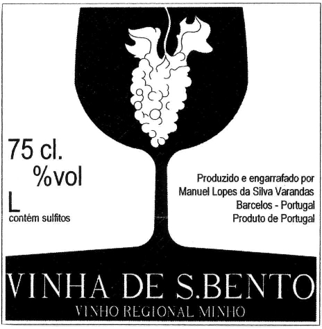 VINHA DE S. BENTO VINHO REGIONAL MINHO