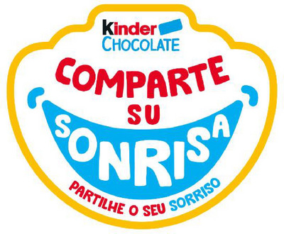 KINDER CHOCOLATE COMPARTE SU SONRISA PARTILHE O SEU SORRISO