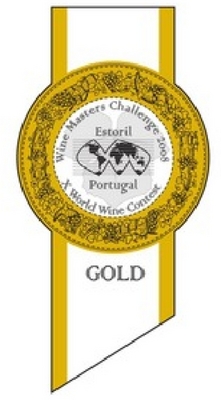 GOLD WINE MASTERS CHALLENGE 2008 - X WORLD WINE CONTEST ESTORIL PORTUGAL