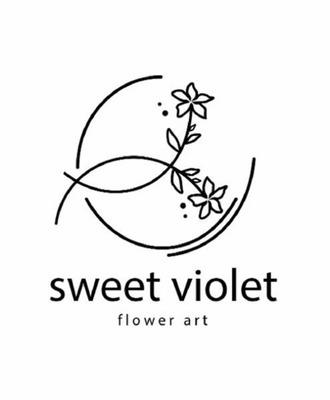 SWEET VIOLET FLOWER ART