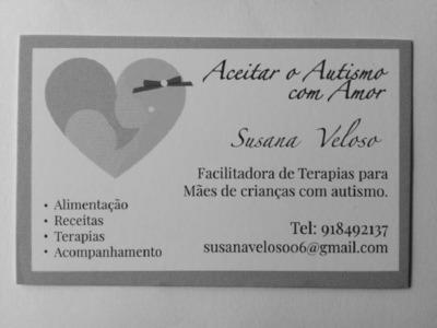 ACEITAR O AUTISMO COM AMOR - SUSANA VELOSO - FACILITADORA DE TERAPIAS PARA MÃES DE CRIANÇAS COM AUTISMO