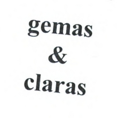GEMAS & CLARAS