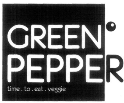 GREEN PEPPER TIME. TO. EAT. VEGGIE